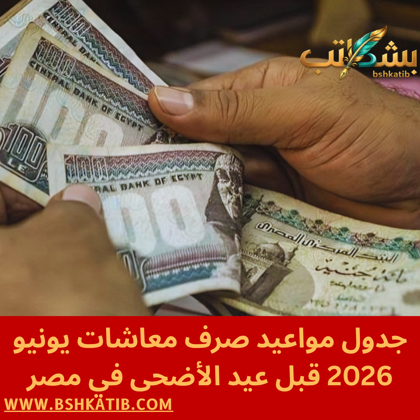 موعد صرف معاشات يونيو 2026- زيادة المعاشات قبل العيد- الهيئة القومية للتأمين الاجتماعي- معاشات شهر يونيو- موعد صرف معاشات مايو 2026- عيد الأضحى