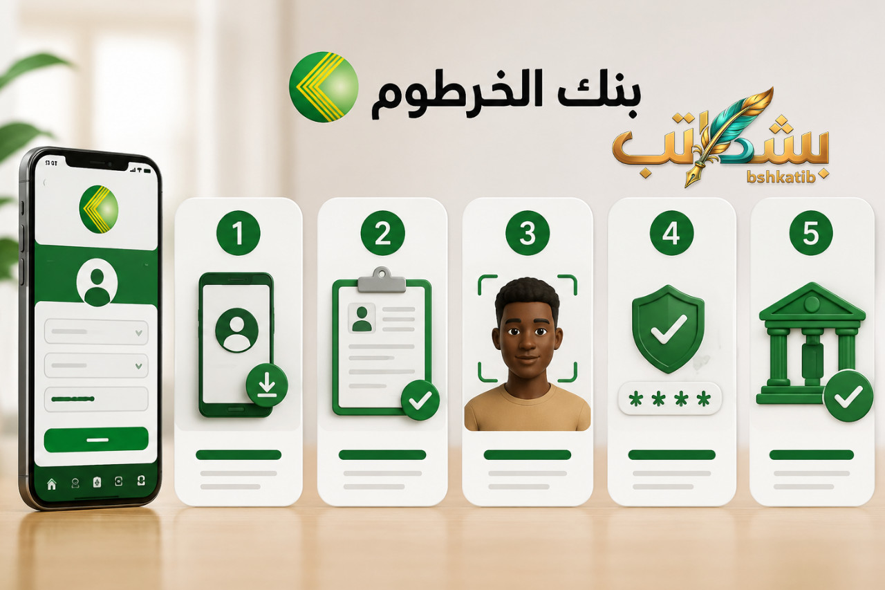 فتح حساب بنك الخرطوم- بنك الخرطوم أونلاين- فتح حساب للمغتربين السودانيين- شروط بنك الخرطوم 2026- تطبيق بنك الخرطوم- خطوات التسجيل برقم الهاتف- فتح حساب مصرفي في السودان-