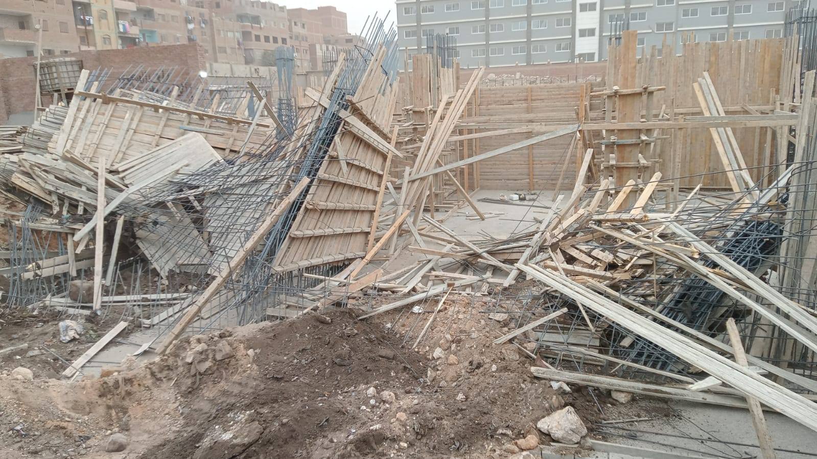 إزالة مبنى مخالف على مساحة 1000 متر في شبرا الخيمة
