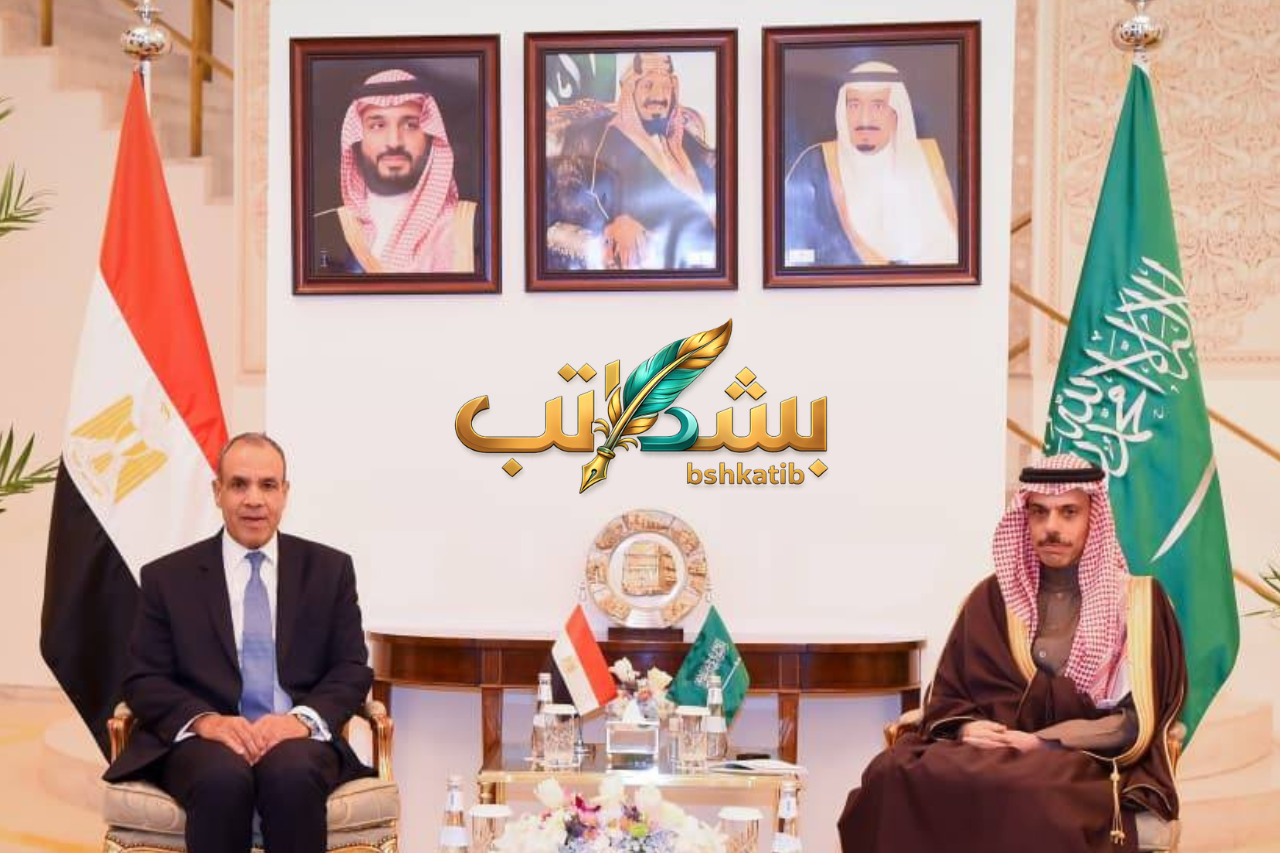 لقاء وزير الخارجية المصري الدكتور بدر عبد العاطي ونظيره السعودي الأمير فيصل بن فرحان
