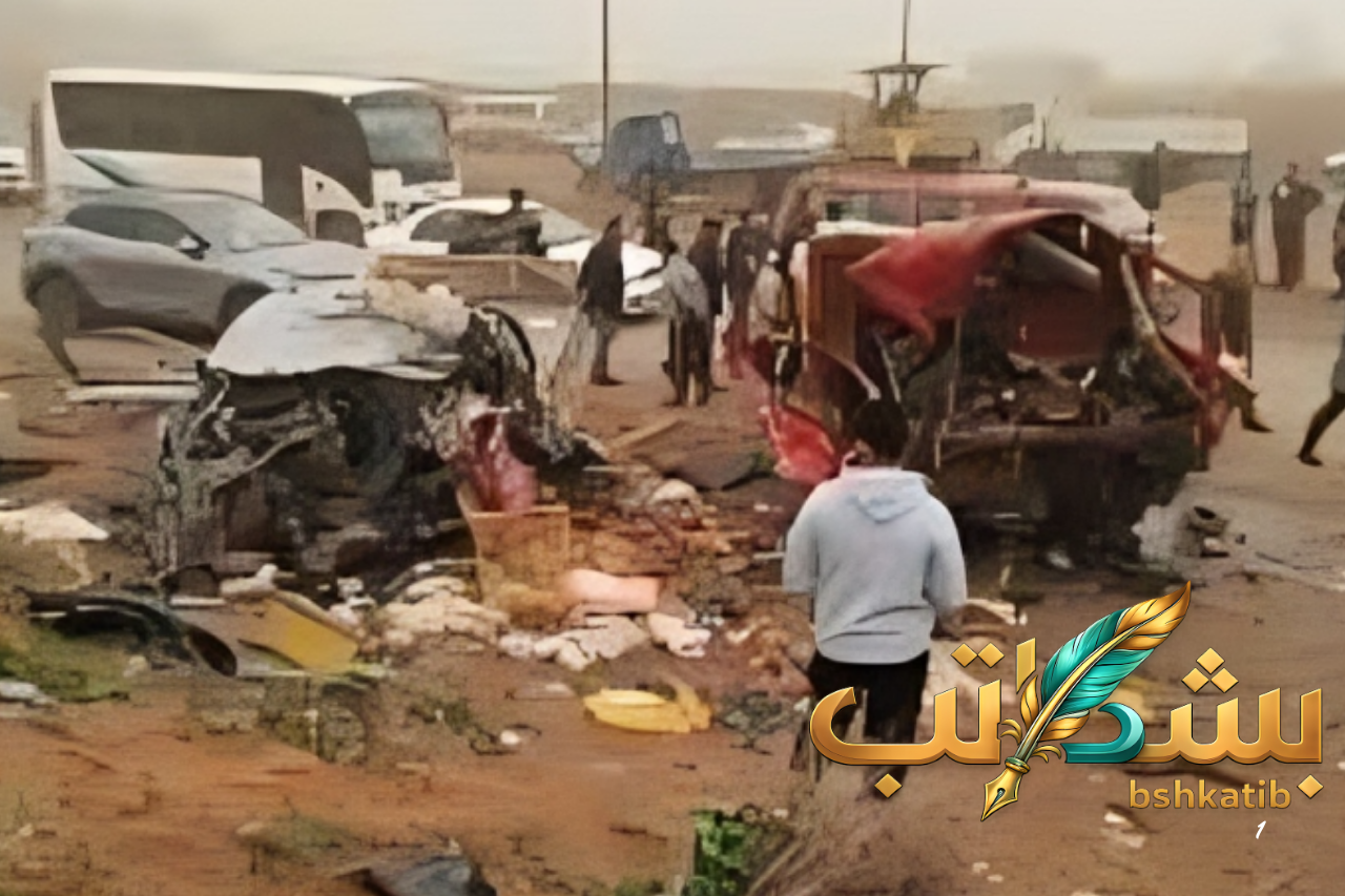 حادث المنوفية اليوم - صورة خاصة لـ بشكاتب