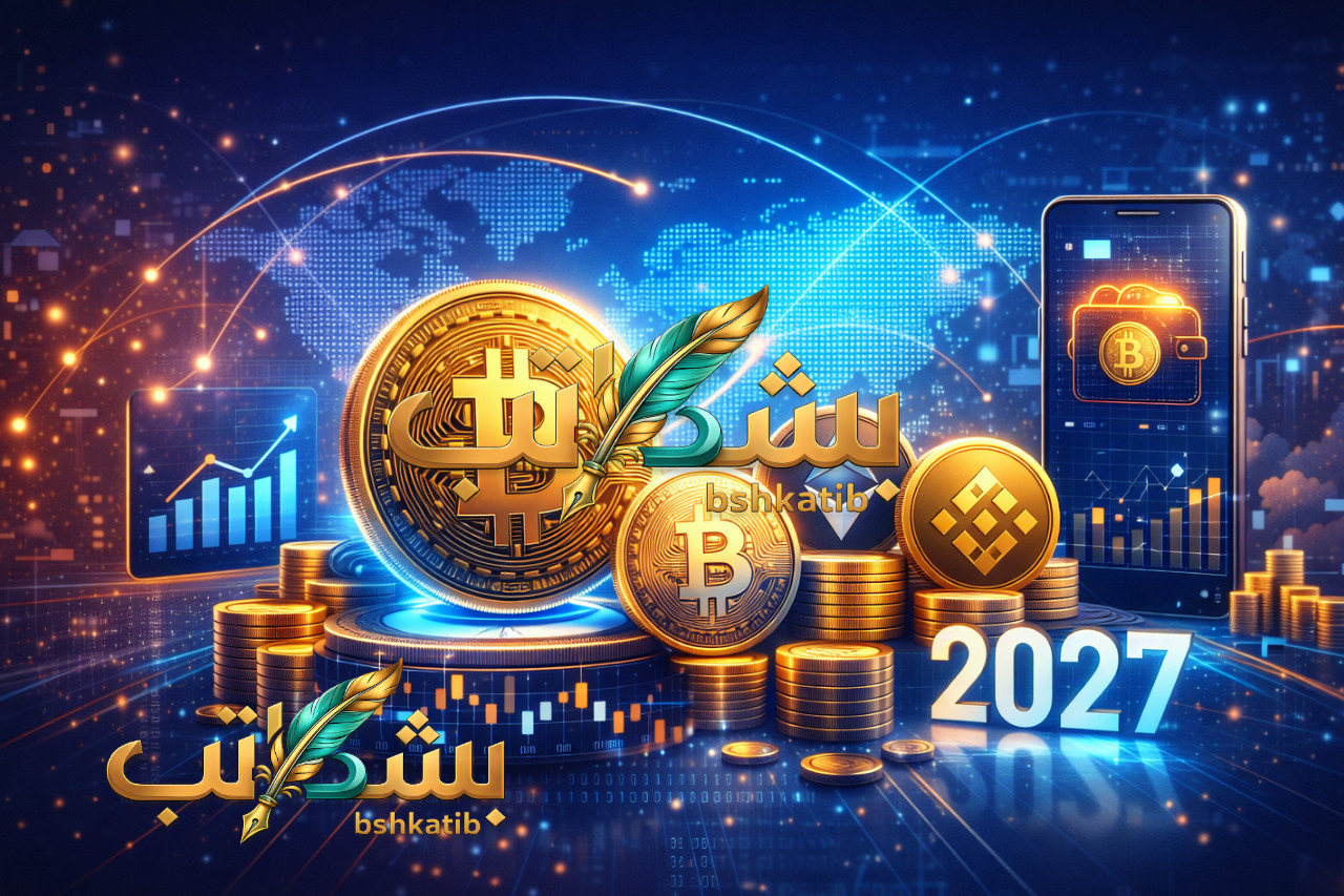الاستثمار في العملات الرقمية 2027 - صورة خاصة لـ بشكاتب