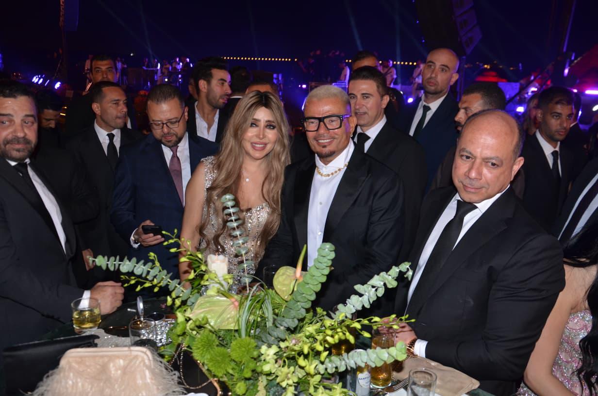 إيمان أبو طالب- عمرو دياب- عماد زيادة- زفاف ابنة شقيق عماد زيادة- إطلالة إيمان أبو طالب